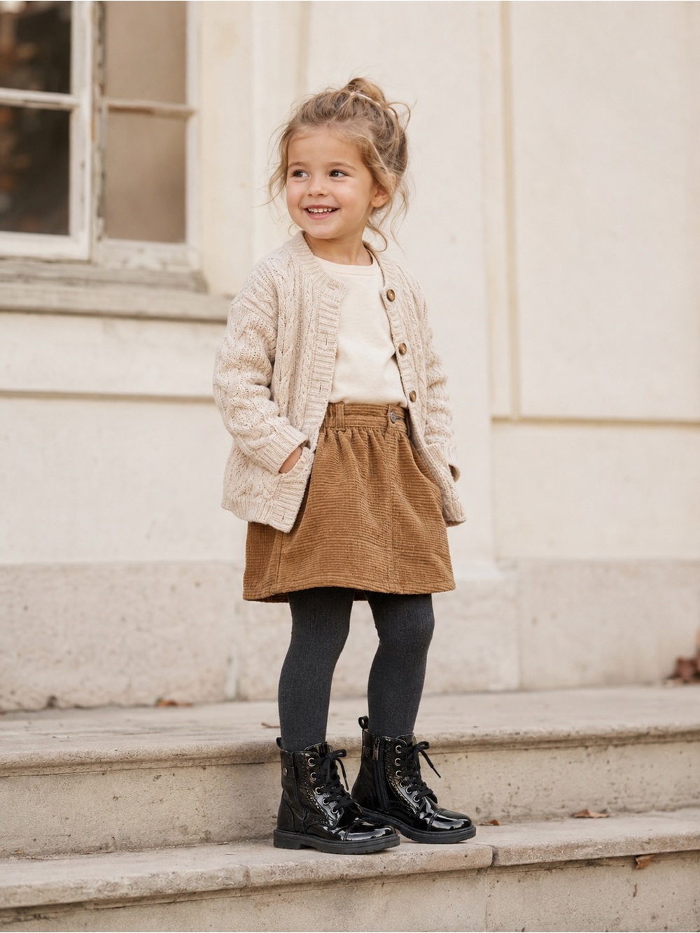 Naturino Black Patent Leather Booties